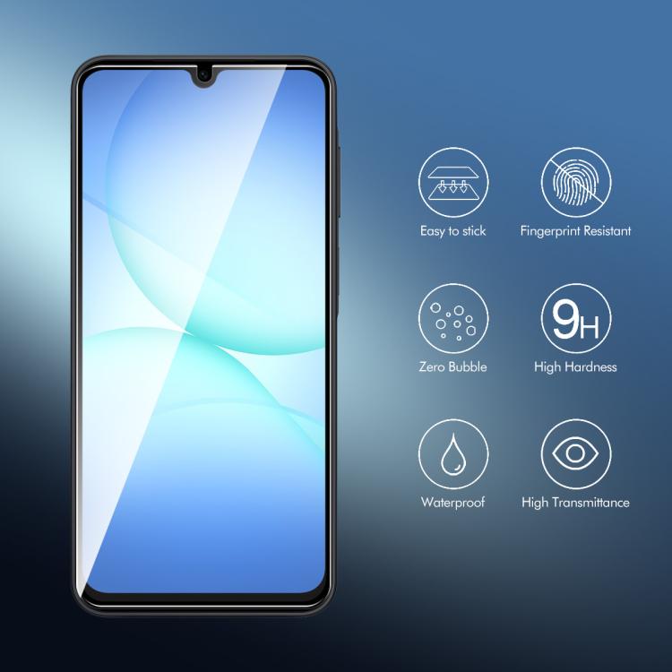 ENKAY Hat-Prince Full Glue High Aluminum-silicon Tempered Glass Film, For Galaxy A08 4G / 5G, For Galaxy A18 4G / 5G, For Galaxy M47 5G, For Samsung Galaxy F07 / M07 4G, For Samsung Galaxy F17 / M17 5G, For Galaxy A57 5G, For Galaxy A37 5G             ...