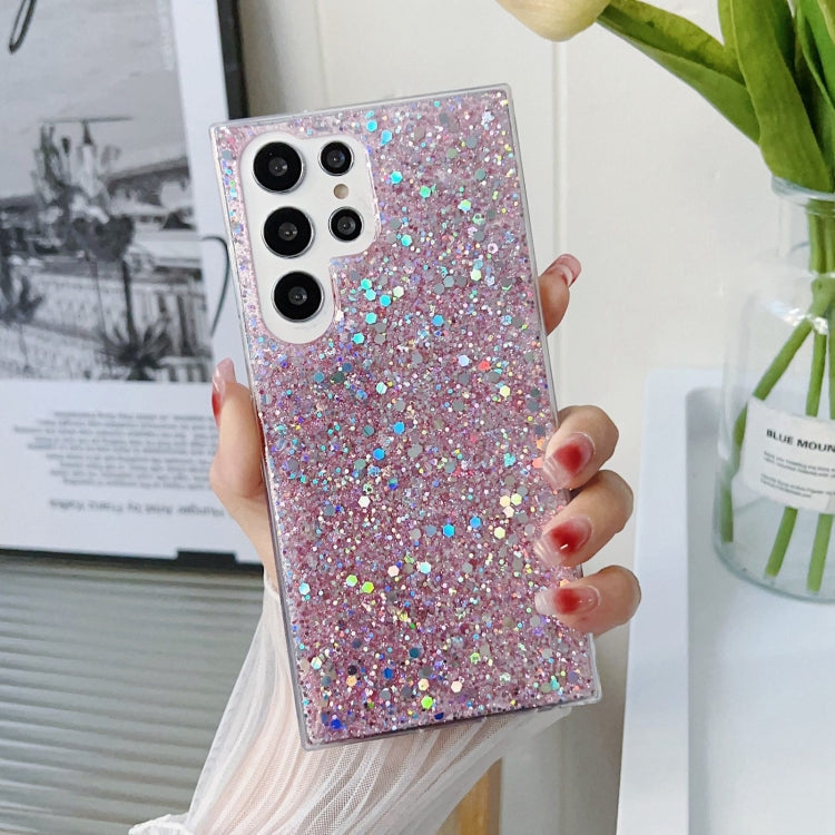 Glitter Sequins Epoxy TPU Phone Case, For Samsung Galaxy S24 Ultra 5G, For Samsung Galaxy S24+ 5G, For Samsung Galaxy S24 5G, For Samsung Galaxy A05s, For Samsung Galaxy A25, For Samsung Galaxy S23 FE 5G