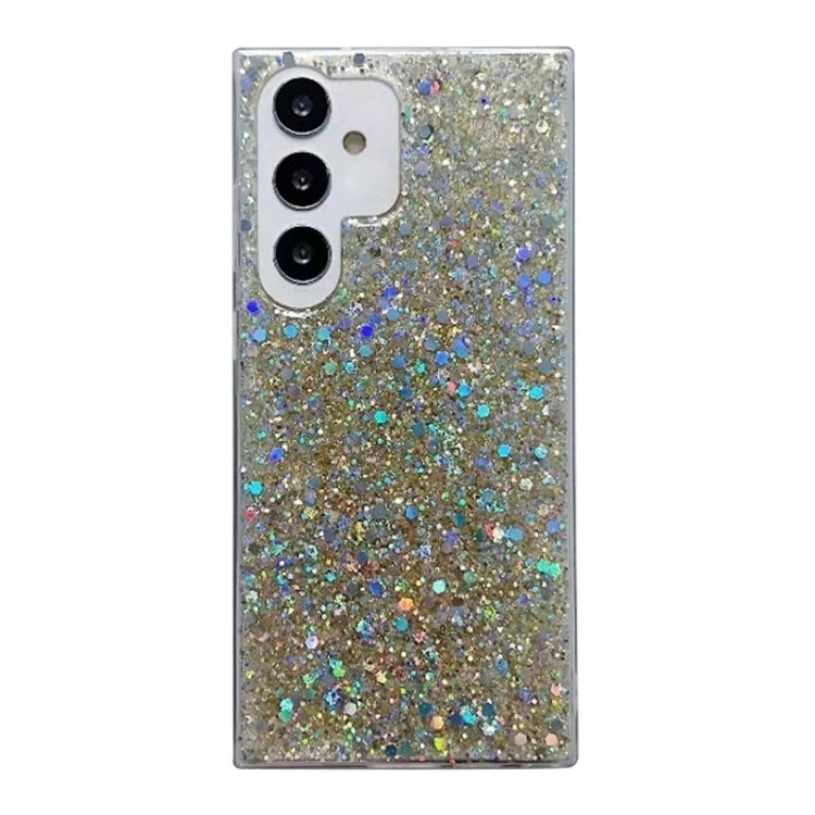 Glitter Sequins Epoxy TPU Phone Case, For Samsung Galaxy S25 Ultra 5G, For Samsung Galaxy A16, For Samsung Galaxy S24 FE 5G, For Samsung Galaxy A15, For Samsung Galaxy A55, For Samsung Galaxy A35