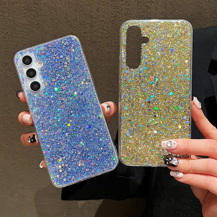 Glitter Sequins Epoxy TPU Phone Case, For Samsung Galaxy S25 Ultra 5G, For Samsung Galaxy A16, For Samsung Galaxy S24 FE 5G, For Samsung Galaxy A15, For Samsung Galaxy A55, For Samsung Galaxy A35