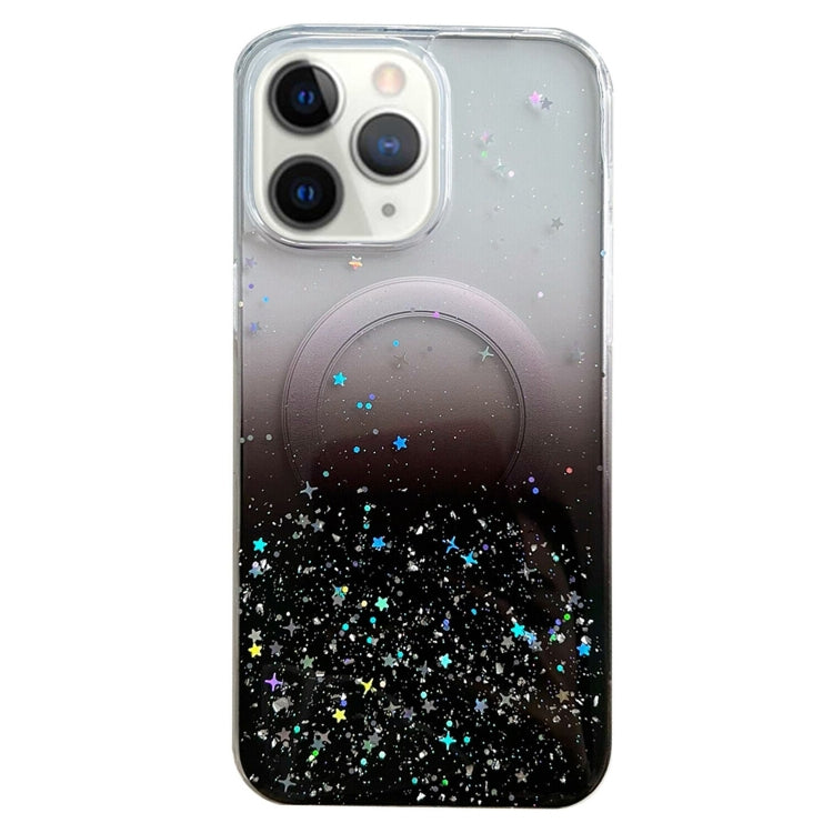 Glitter MagSafe Hybrid Clear TPU Phone Case, For iPhone 11 Pro Max, For iPhone 11, For iPhone 11 Pro
