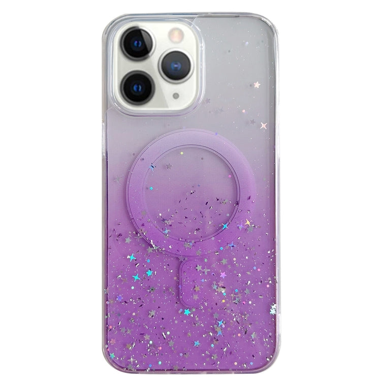 Glitter MagSafe Hybrid Clear TPU Phone Case, For iPhone 11 Pro Max, For iPhone 11, For iPhone 11 Pro