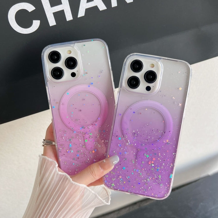 Glitter MagSafe Hybrid Clear TPU Phone Case, For iPhone 11 Pro Max, For iPhone 11, For iPhone 11 Pro