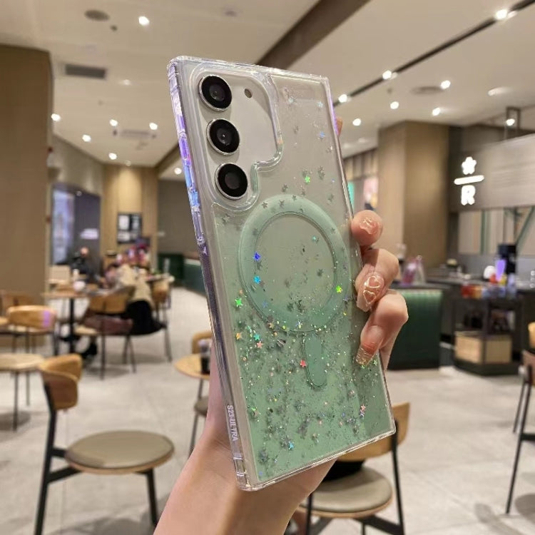 Magsafe Glitter TPU Phone Protective Case, For Samsung Galaxy S23 Ultra 5G, For Samsung Galaxy S23+ 5G, For Samsung Galaxy S23 5G, For Samsung Galaxy S22 Ultra 5G, For Samsung Galaxy S22+ 5G, For Samsung Galaxy S22 5G
