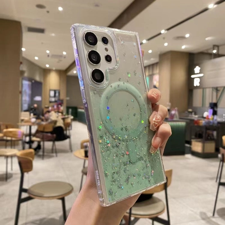 Magsafe Glitter TPU Phone Protective Case, For Samsung Galaxy S23 Ultra 5G, For Samsung Galaxy S23+ 5G, For Samsung Galaxy S23 5G, For Samsung Galaxy S22 Ultra 5G, For Samsung Galaxy S22+ 5G, For Samsung Galaxy S22 5G