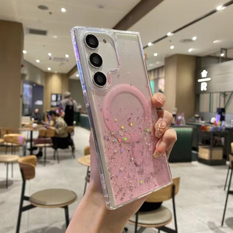 Magsafe Glitter TPU Phone Protective Case, For Samsung Galaxy S23 Ultra 5G, For Samsung Galaxy S23+ 5G, For Samsung Galaxy S23 5G, For Samsung Galaxy S22 Ultra 5G, For Samsung Galaxy S22+ 5G, For Samsung Galaxy S22 5G