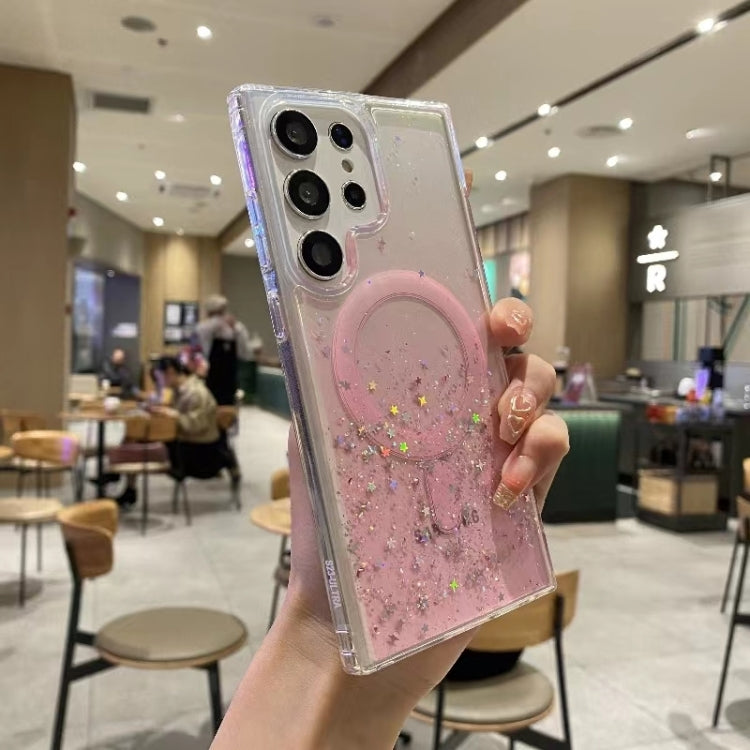 Magsafe Glitter TPU Phone Protective Case, For Samsung Galaxy S23 Ultra 5G, For Samsung Galaxy S23+ 5G, For Samsung Galaxy S23 5G, For Samsung Galaxy S22 Ultra 5G, For Samsung Galaxy S22+ 5G, For Samsung Galaxy S22 5G