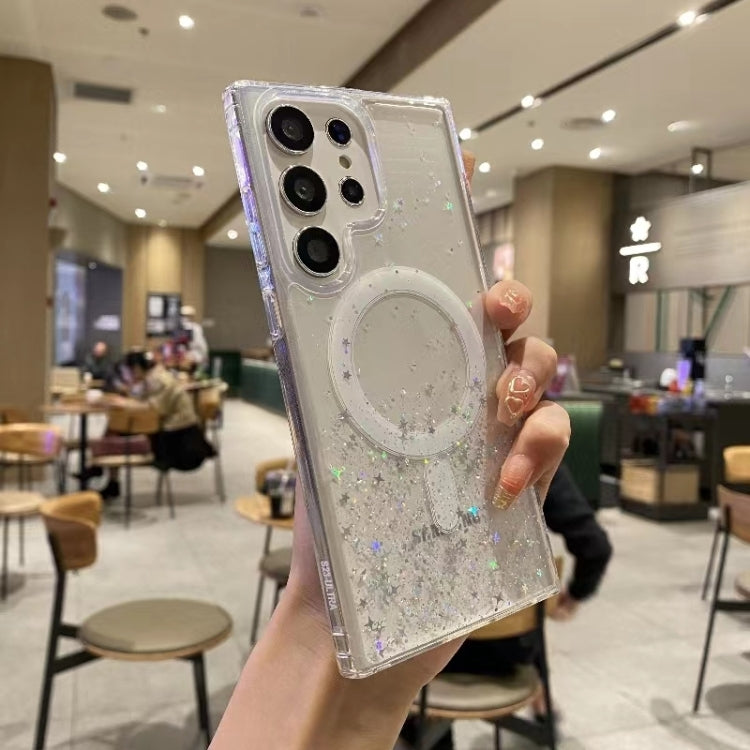 Magsafe Glitter TPU Phone Protective Case, For Samsung Galaxy S23 Ultra 5G, For Samsung Galaxy S23+ 5G, For Samsung Galaxy S23 5G, For Samsung Galaxy S22 Ultra 5G, For Samsung Galaxy S22+ 5G, For Samsung Galaxy S22 5G