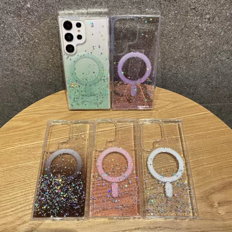 Magsafe Glitter TPU Phone Protective Case, For Samsung Galaxy S23 Ultra 5G, For Samsung Galaxy S23+ 5G, For Samsung Galaxy S23 5G, For Samsung Galaxy S22 Ultra 5G, For Samsung Galaxy S22+ 5G, For Samsung Galaxy S22 5G