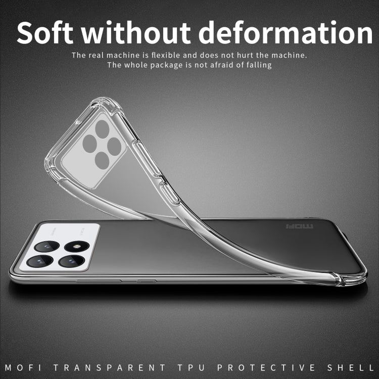 MOFI Ming Series Ultra-thin TPU Phone Case, For Xiaomi Redmi K70 / K70 Pro, For Xiaomi Redmi 12R / Note 12R