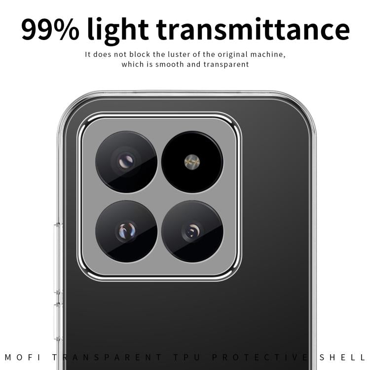 MOFI Ming Series Ultra-thin TPU Phone Case, For Xiaomi 17 Max, For Xiaomi 17T Pro, For Xiaomi 17T, For Xiaomi 17 Ultra, For Xiaomi 17 Pro Max, For Redmi Note 15 Pro 5G Global 163.6mm, For Redmi Note 15 Pro 4G Global 163.2mm, For Xiaomi 17 Pro          ...