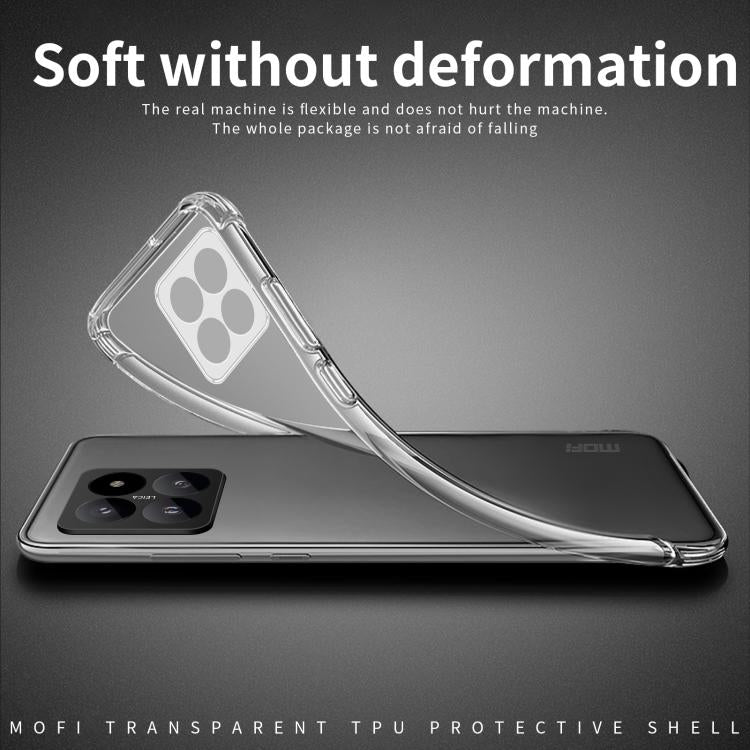 MOFI Ming Series Ultra-thin TPU Phone Case, For Xiaomi 17 Max, For Xiaomi 17T Pro, For Xiaomi 17T, For Xiaomi 17 Ultra, For Xiaomi 17 Pro Max, For Redmi Note 15 Pro 5G Global 163.6mm, For Redmi Note 15 Pro 4G Global 163.2mm, For Xiaomi 17 Pro          ...
