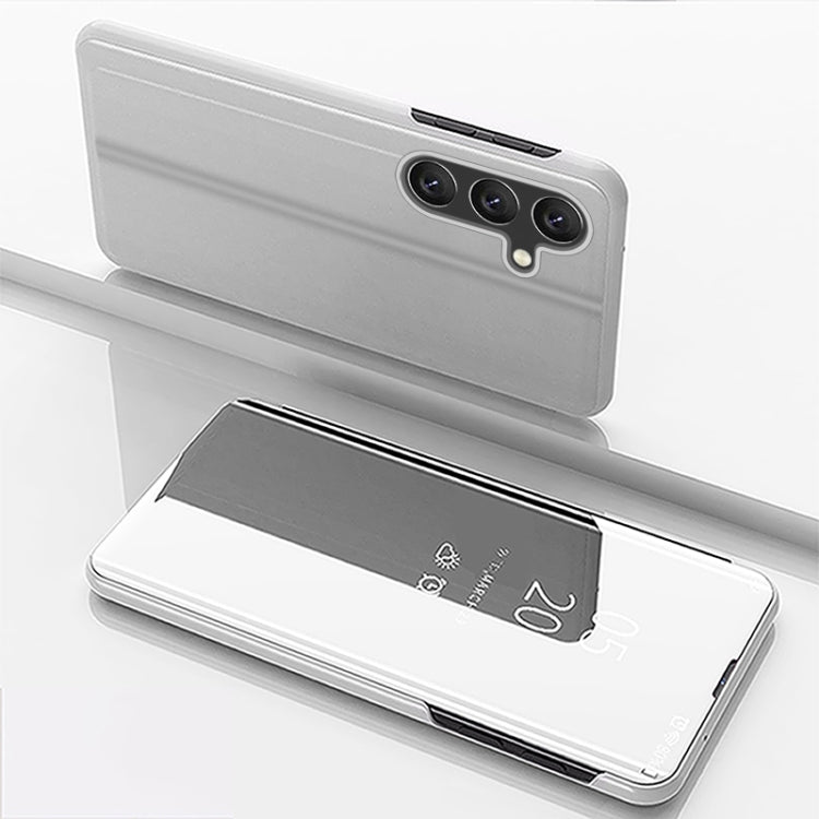 Plated Mirror Horizontal Flip Leather Phone Case with Holder, For Galaxy A55, For Galaxy A35, For Galaxy S24 Ultra 5G, For Galaxy S24+ 5G, For Galaxy S24 5G, For Galaxy A15