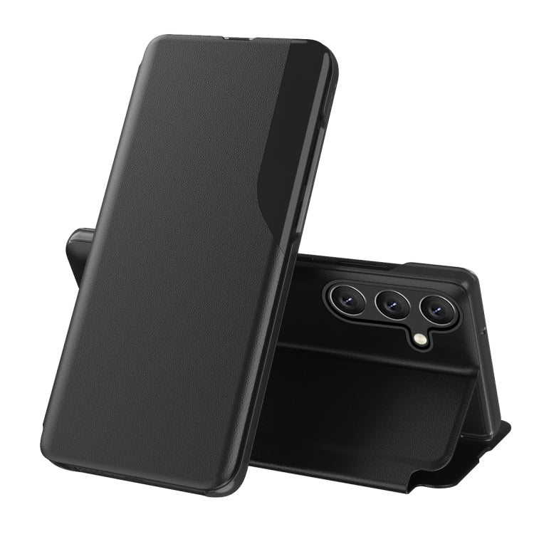 Attraction Flip Holder Leather Phone Case, For Samsung Galaxy S24 Ultra 5G, For Samsung Galaxy S24+ 5G, For Samsung Galaxy S24 5G, For Samsung Galaxy A15, For Samsung Galaxy A05s, For Samsung Galaxy M34 5G, For Samsung Galaxy S23 FE 5G                 ...