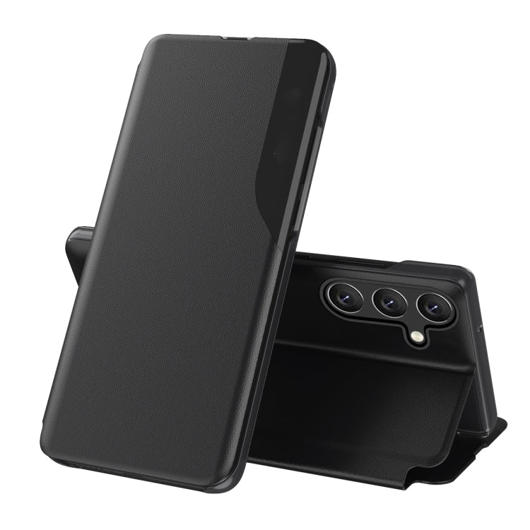 Attraction Flip Holder Leather Phone Case, For Samsung Galaxy S24 Ultra 5G, For Samsung Galaxy S24+ 5G, For Samsung Galaxy S24 5G, For Samsung Galaxy A15, For Samsung Galaxy A05s, For Samsung Galaxy S23 FE 5G, For Samsung Galaxy A13 5G