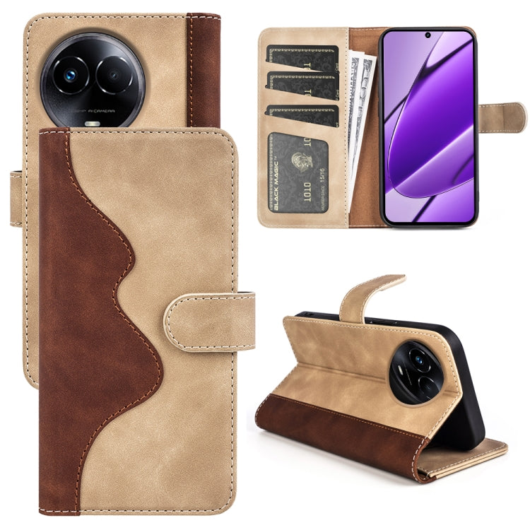 Stitching Horizontal Flip Leather Phone Case, For Realme 12+ 5G, For Realme 12 Pro+, For Realme C67 4G, For Realme 11X, For Realme C65 4G, For Realme Narzo N53 / C53