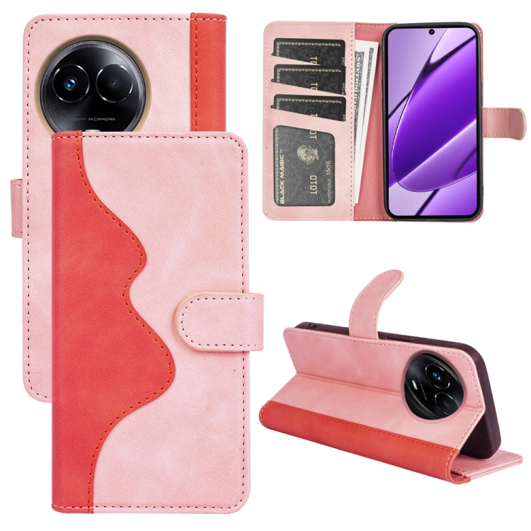 Stitching Horizontal Flip Leather Phone Case, For Realme 12+ 5G, For Realme 12 Pro+, For Realme C67 4G, For Realme 11X, For Realme C65 4G, For Realme Narzo N53 / C53
