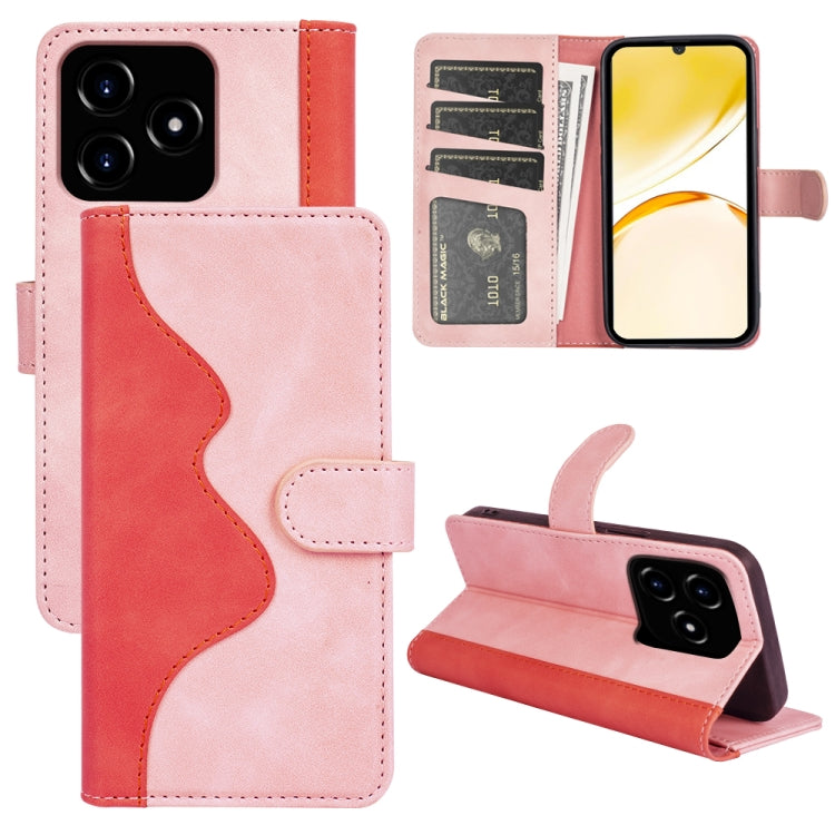 Stitching Horizontal Flip Leather Phone Case, For Realme 12+ 5G, For Realme 12 Pro+, For Realme C67 4G, For Realme 11X, For Realme C65 4G, For Realme Narzo N53 / C53