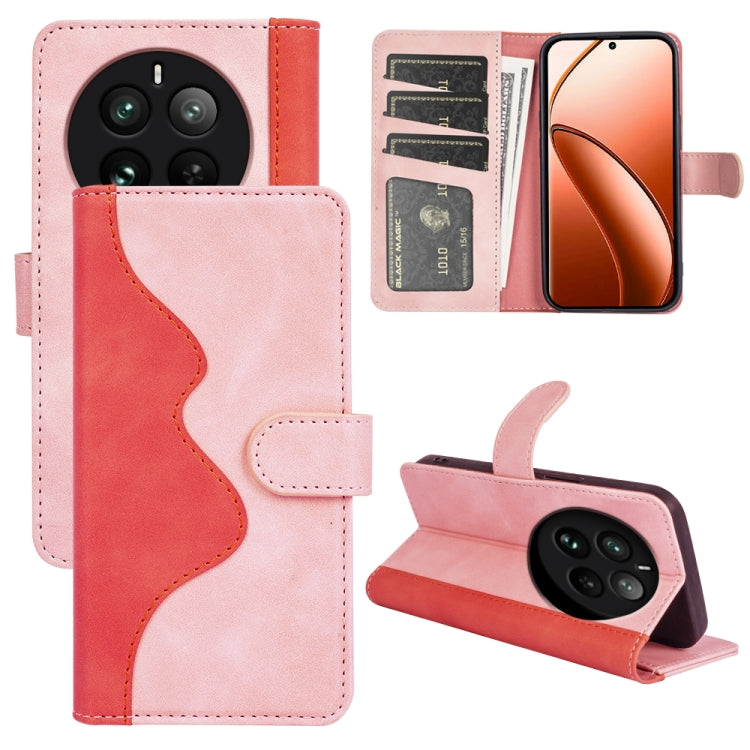 Stitching Horizontal Flip Leather Phone Case, For Realme 12+ 5G, For Realme 12 Pro+, For Realme C67 4G, For Realme 11X, For Realme C65 4G, For Realme Narzo N53 / C53