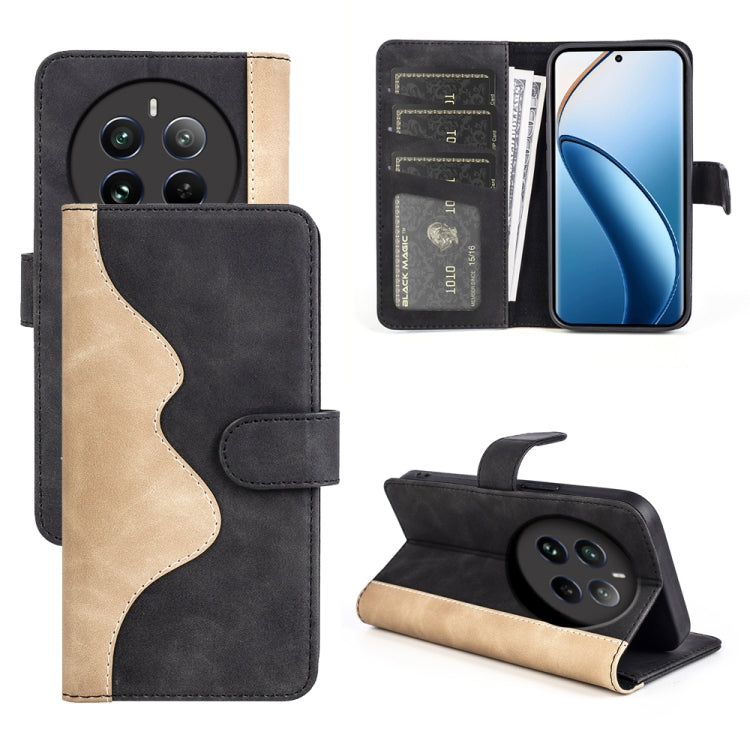 Stitching Horizontal Flip Leather Phone Case, For Realme 12+ 5G, For Realme 12 Pro+, For Realme C67 4G, For Realme 11X, For Realme C65 4G, For Realme Narzo N53 / C53
