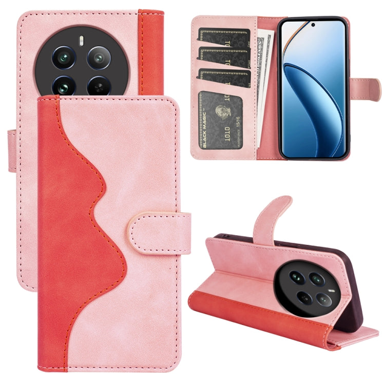 Stitching Horizontal Flip Leather Phone Case, For Realme 12+ 5G, For Realme 12 Pro+, For Realme C67 4G, For Realme 11X, For Realme C65 4G, For Realme Narzo N53 / C53