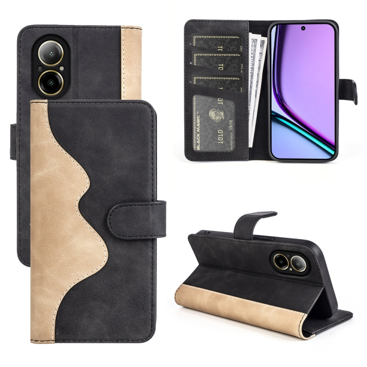 Stitching Horizontal Flip Leather Phone Case, For Realme 12+ 5G, For Realme 12 Pro+, For Realme C67 4G, For Realme 11X, For Realme C65 4G, For Realme Narzo N53 / C53