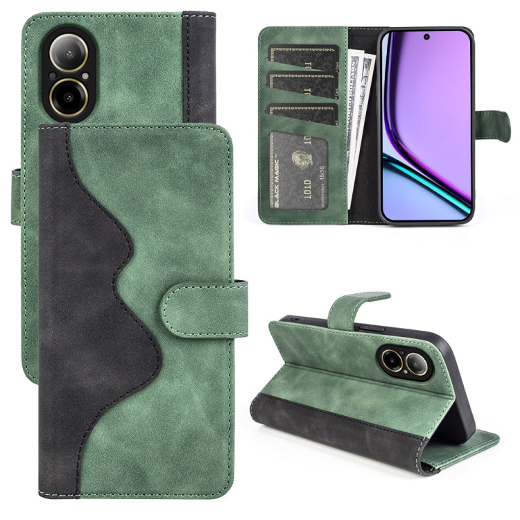 Stitching Horizontal Flip Leather Phone Case, For Realme 12+ 5G, For Realme 12 Pro+, For Realme C67 4G, For Realme 11X, For Realme C65 4G, For Realme Narzo N53 / C53
