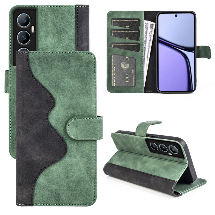 Stitching Horizontal Flip Leather Phone Case, For Realme 12+ 5G, For Realme 12 Pro+, For Realme C67 4G, For Realme 11X, For Realme C65 4G, For Realme Narzo N53 / C53