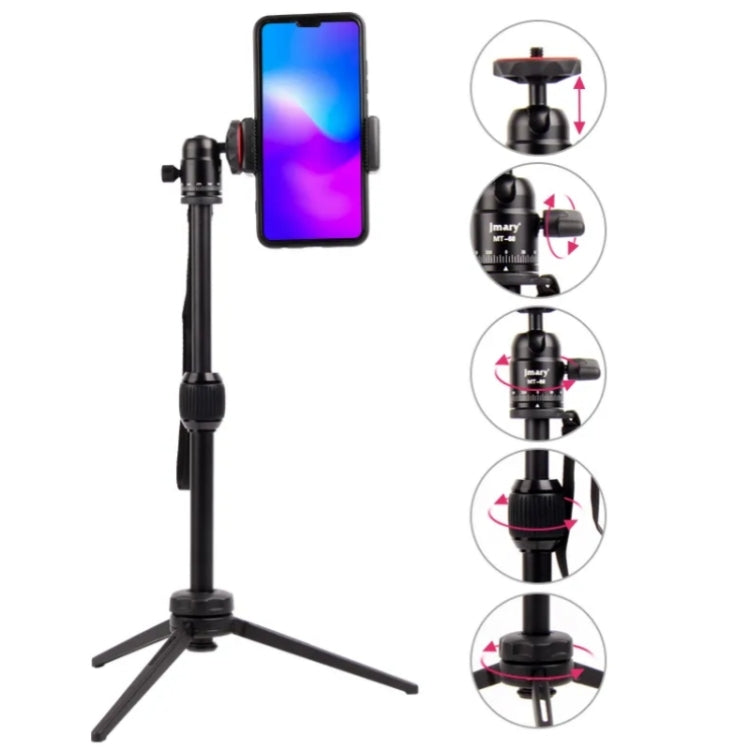 JMARY MT68 Aluminum Alloy Telescopic Portable Selfie Mini SLR Camera Phone Tripod, MT68