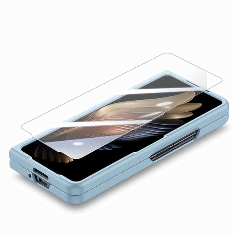 Integrated Film Wrist Grip Leather Phone Case with Pen Slot, For Samsung   Galaxy Z Fold5 5G