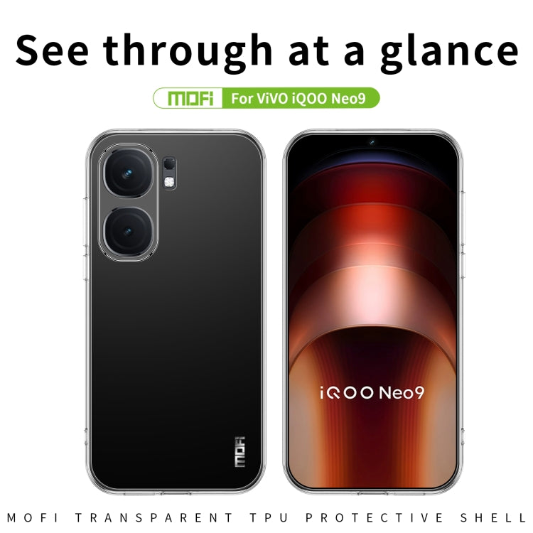 MOFI Ming Series Ultra-thin TPU Phone Case, For vivo iQOO Neo9 /9 Pro, For vivo  S18 Pro, For vivo  S18, For vivo X100 Pro, For vivo X100, For vivo  iQOO Z8, For vivo Y35+/Y35M+, For vivo Y78 / Y78+/ V29 Lite Global