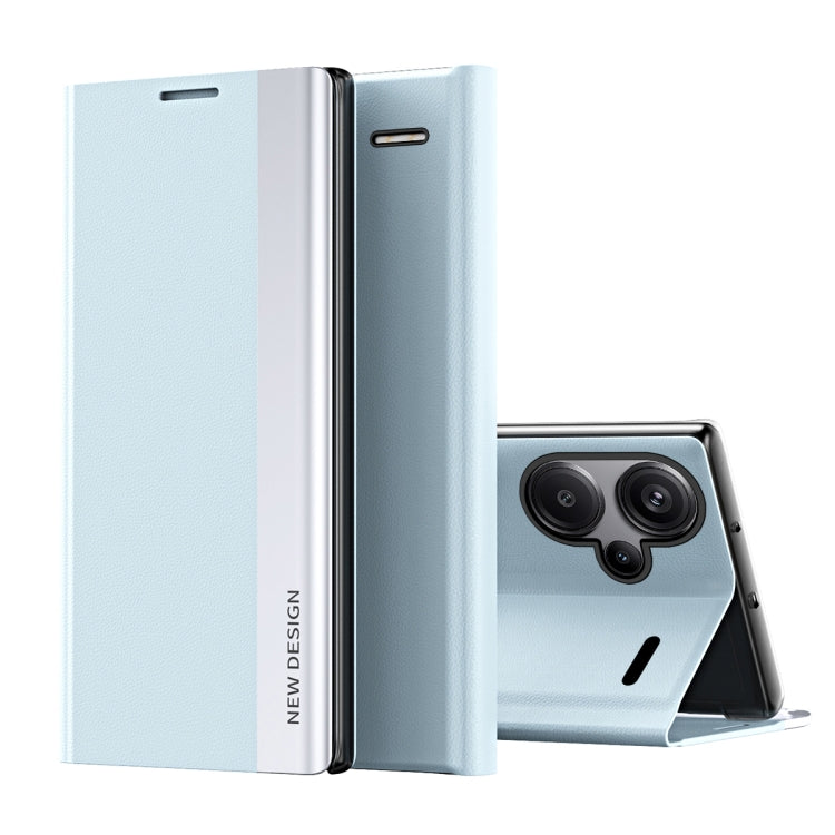 Side Electroplated Adsorption Leather Phone Case, For Xiaomi Redmi 13C, For Xiaomi Redmi Note 13 Pro+, For Xiaomi 13T Pro, For Xiaomi Redmi Note 12S, For Xiaomi Redmi Note 12 4G, For Redmi Note 15 Pro+ Global 163.3mm