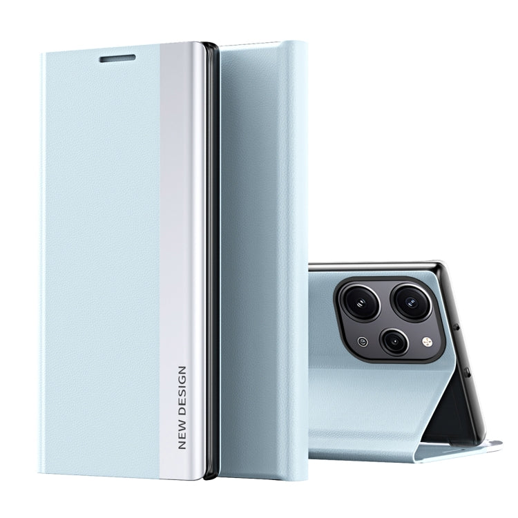 Side Electroplated Adsorption Leather Phone Case, For Xiaomi Redmi 13C, For Xiaomi Redmi Note 13 Pro+, For Xiaomi 13T Pro, For Xiaomi Redmi Note 12S, For Xiaomi Redmi Note 12 4G, For Redmi Note 15 Pro+ Global 163.3mm