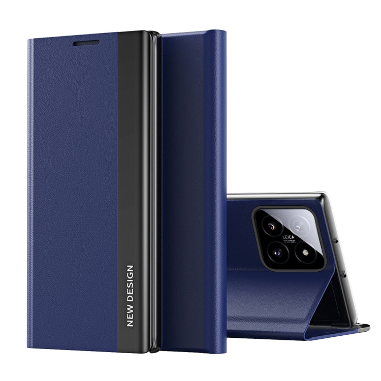 Side Electroplated Adsorption Leather Phone Case, For Xiaomi Redmi 14C, For Xiaomi Poco F6, For Xiaomi Poco F6 Pro, For Xiaomi Redmi Note 13 Pro 4G, For Xiaomi 14 Pro, For Xiaomi 14