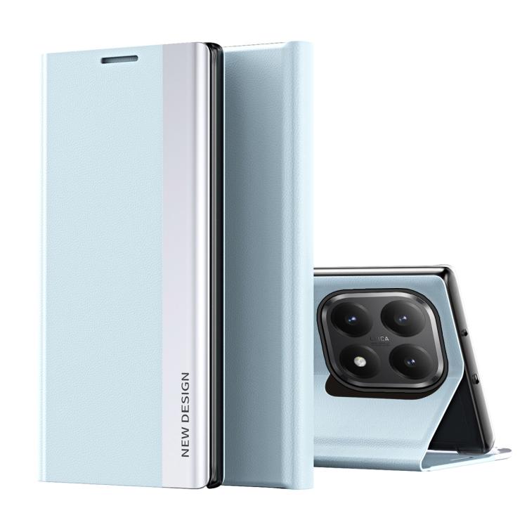 Side Electroplated Adsorption Leather Phone Case, For Xiaomi 17T Pro 5G, For Xiaomi 17T 5G, For Redmi Note 15 Pro 5G Global 163.6mm, For Xiaomi 15T Pro, For Xiaomi 15T, For Xiaomi Poco X7 Pro
