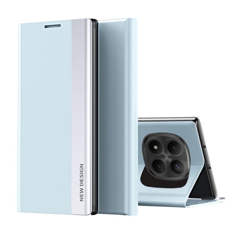 Side Electroplated Adsorption Leather Phone Case, For Xiaomi 17T Pro 5G, For Xiaomi 17T 5G, For Redmi Note 15 Pro 5G Global 163.6mm, For Xiaomi 15T Pro, For Xiaomi 15T, For Xiaomi Poco X7 Pro