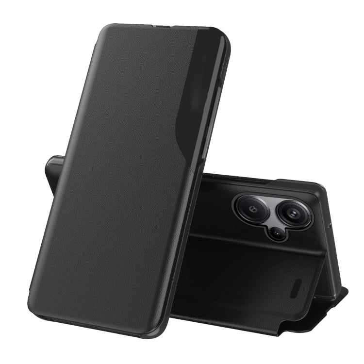 Attraction Flip Holder Leather Phone Case, For Xiaomi Redmi Note 14 Pro+ 5G, For Xiaomi Redmi Note 14 Pro 5G, For Xiaomi 14T Pro, For Xiaomi 14T, For Xiaomi Redmi 14C, For Xiaomi Poco F6, For Xiaomi Poco F6 Pro, For Xiaomi Redmi Note 13 Pro 4G