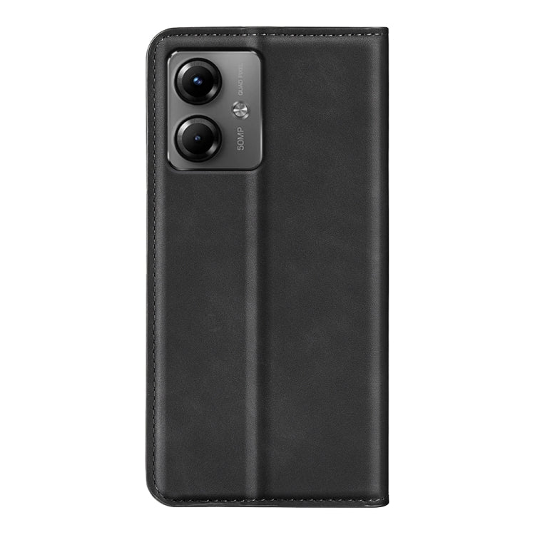 Retro-skin Magnetic Suction Leather Phone Case, For Motorola Moto G14, For Motorola Moto X40 Pro