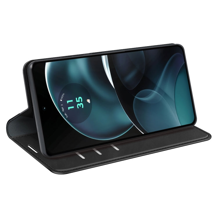 Retro-skin Magnetic Suction Leather Phone Case, For Motorola Moto G14, For Motorola Moto X40 Pro