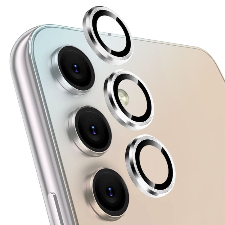 NORTHJO Camera Lens Protector Tempered Glass CD Vein Metal Ring Film, For Samsung Galaxy A24, For Samsung Galaxy A54 5G, For Samsung Galaxy S23 Ultra 5G, For Samsung Galaxy A14 / A34, For Samsung Galaxy S23 / S23+ 5G