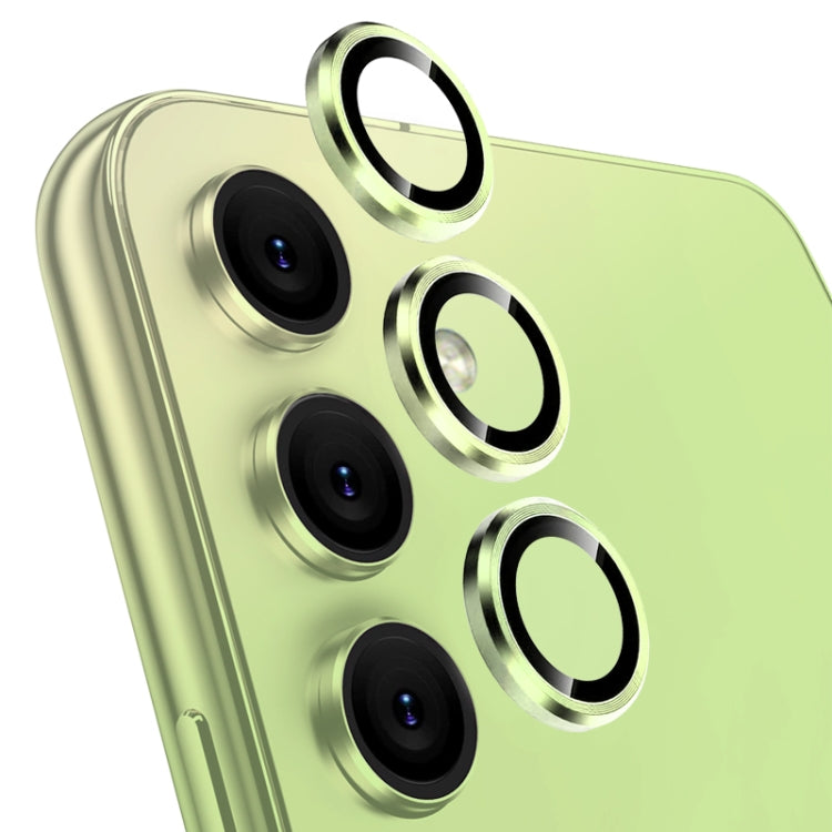 NORTHJO Camera Lens Protector Tempered Glass CD Vein Metal Ring Film, For Samsung Galaxy A24, For Samsung Galaxy A54 5G, For Samsung Galaxy S23 Ultra 5G, For Samsung Galaxy A14 / A34, For Samsung Galaxy S23 / S23+ 5G