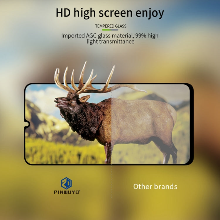 PINWUYO 9H 2.5D Full Screen Tempered Glass Film, For TCL 40 SE