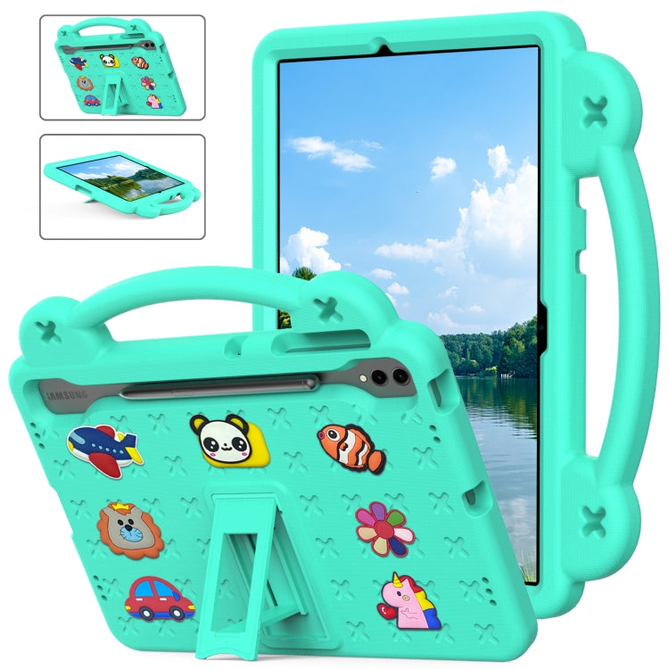 Handle Kickstand Children EVA Shockproof Tablet Case, For Samsung Galaxy Tab A11+ / A9+, For Samsung Galaxy Tab S10 FE+, For Samsung Galaxy Tab S10+12.4 X820, For Samsung Galaxy Tab S9 FE+ 12.4 X610N, For Samsung Galaxy Tab S9 FE / X510N               ...