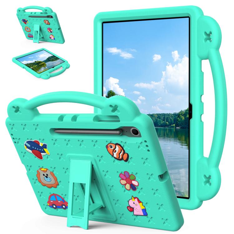 Handle Kickstand Children EVA Shockproof Tablet Case, For Samsung Galaxy Tab A11+ / A9+, For Samsung Galaxy Tab S10 FE+, For Samsung Galaxy Tab S10+12.4 X820, For Samsung Galaxy Tab S9 FE+ 12.4 X610N, For Samsung Galaxy Tab S9 FE / X510N               ...