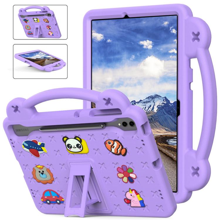 Handle Kickstand Children EVA Shockproof Tablet Case, For Samsung Galaxy Tab A11+ / A9+, For Samsung Galaxy Tab S10 FE+, For Samsung Galaxy Tab S10+12.4 X820, For Samsung Galaxy Tab S9 FE+ 12.4 X610N, For Samsung Galaxy Tab S9 FE / X510N               ...