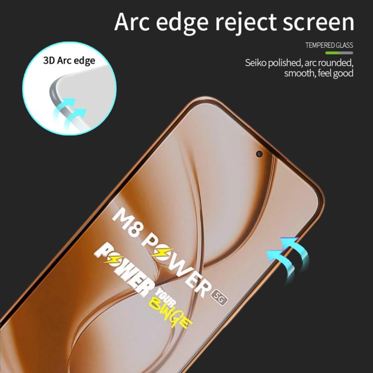 PINWUYO 9H 3D Full Screen Explosion-proof Tempered Glass Film, For Xiaomi Poco M8 Power 5G, For Xiaomi Poco F8 Pro Unlock, For Xiaomi 17 Ultra Unlock, For Xiaomi Poco F8 Ultra Unlock, For Xiaomi 17 Pro Max Unlock, For Xiaomi 17 / 17 Pro Unlock         ...