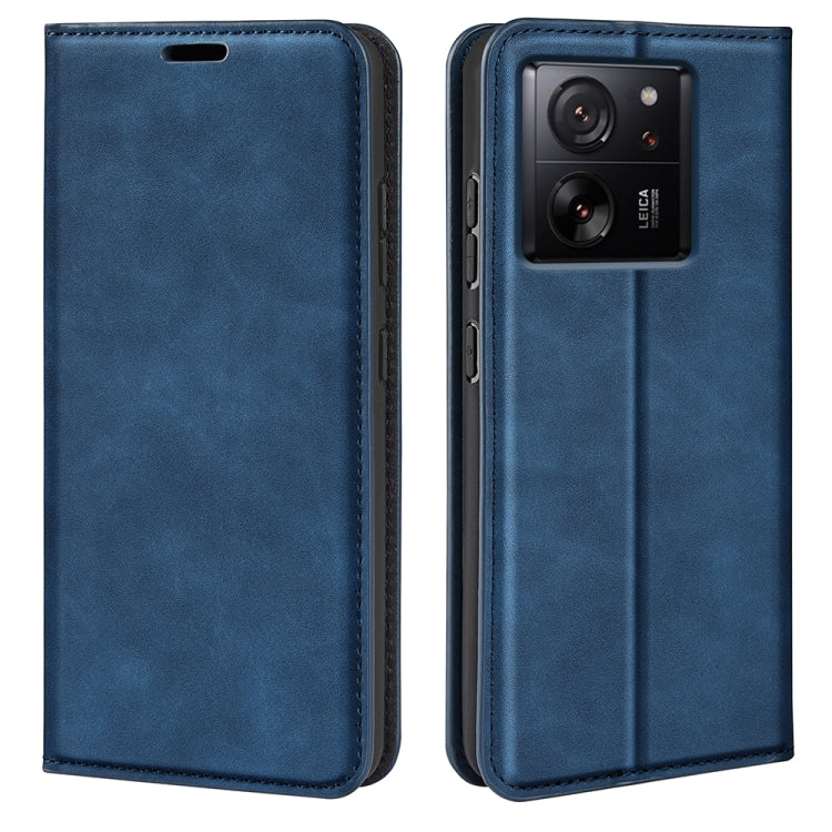 Retro-skin Magnetic Suction Leather Phone Case, For Xiaomi Redmi 13C, For Xiaomi Redmi Note 13 Pro+, For Xiaomi Redmi Note 13 Pro 5G, For Xiaomi Redmi K70, For Xiaomi 13T