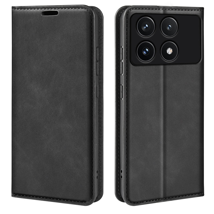 Retro-skin Magnetic Suction Leather Phone Case, For Xiaomi Redmi 13C, For Xiaomi Redmi Note 13 Pro+, For Xiaomi Redmi Note 13 Pro 5G, For Xiaomi Redmi K70, For Xiaomi 13T