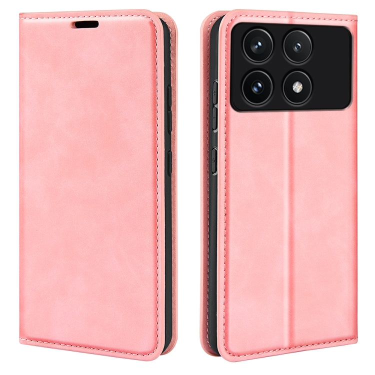 Retro-skin Magnetic Suction Leather Phone Case, For Xiaomi Redmi 13C, For Xiaomi Redmi Note 13 Pro+, For Xiaomi Redmi Note 13 Pro 5G, For Xiaomi Redmi K70, For Xiaomi 13T