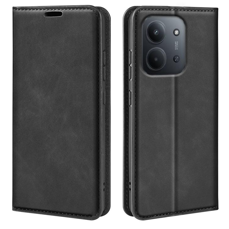 Retro-skin Magnetic Suction Leather Phone Case, For Redmi A7 Pro 171mm / Poco C85x 5G, For Redmi Turbo 5 Max / Poco X8 Pro Max, For Redmi Turbo 5 5G / Poco X8 Pro 5G, For Redmi Note 15 Pro+ Global 163.3mm, For Redmi Note 15 4G / 5G Global 164mm        ...